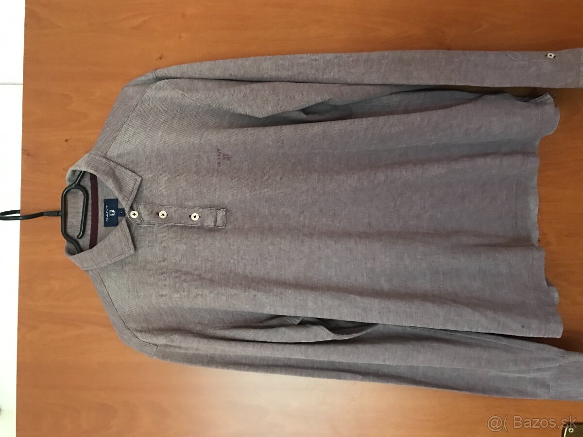 NOVE GANT originál striekané/pánske polotricko L/XL