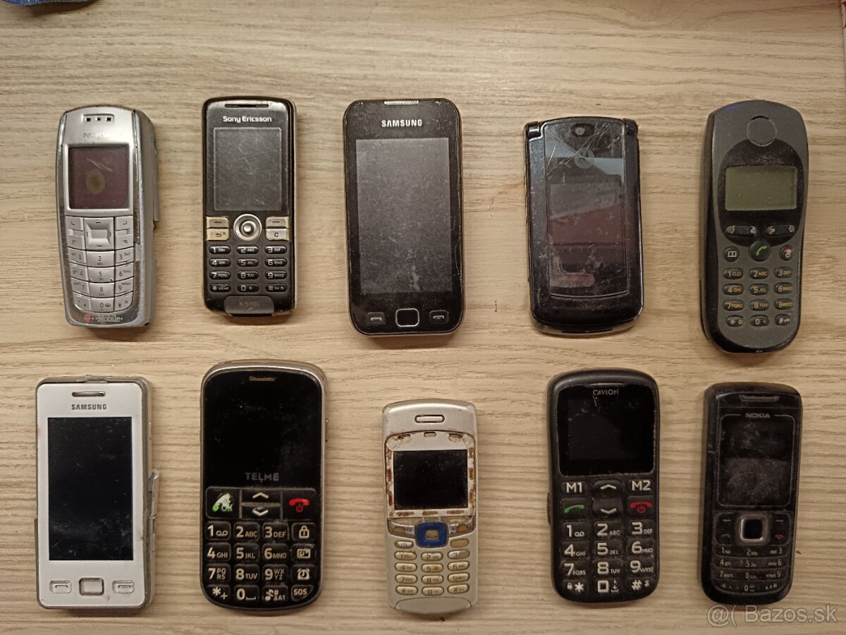 Mobily sada 10 kusov