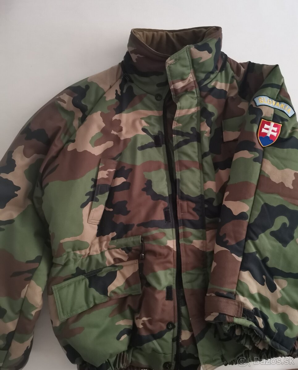 Vojenská zimná páperová bunda vzor 97 les