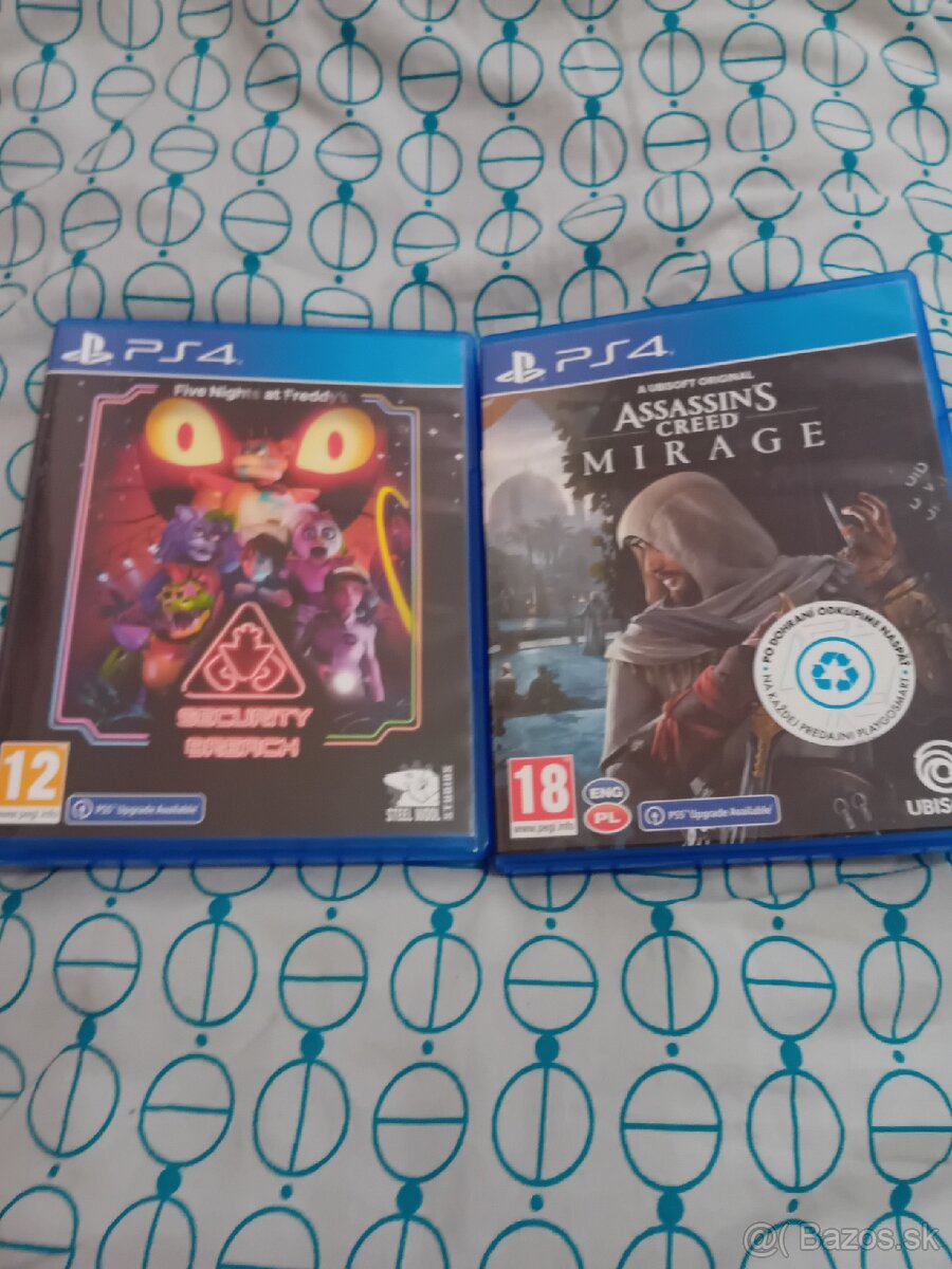 Hry na PS4 - kus 15eur