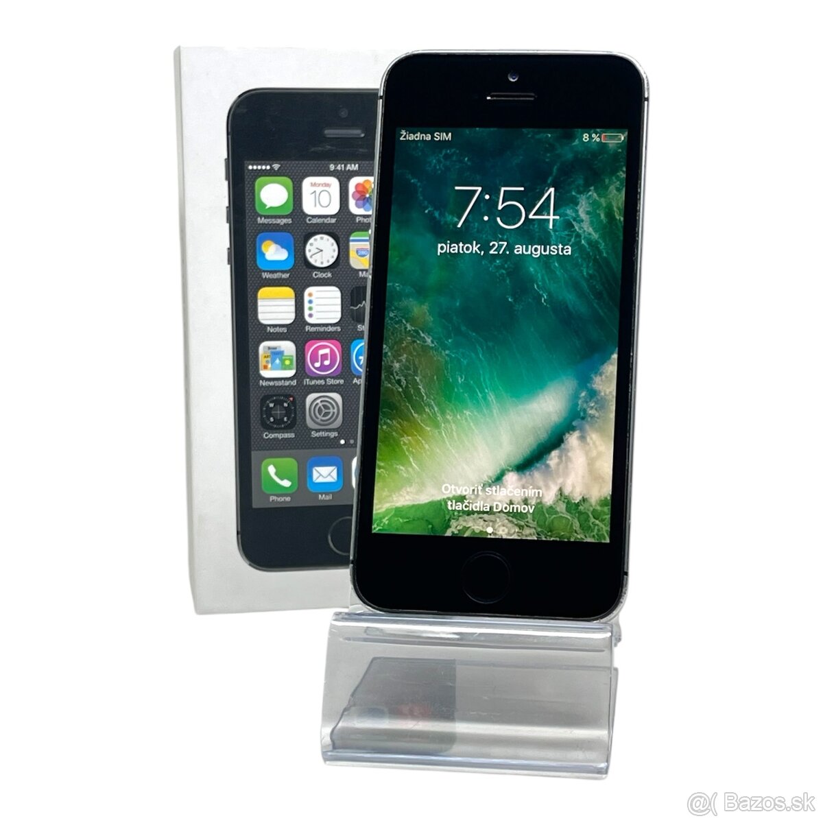 Apple iPhone 5S 16 GB Space Gray - 100% Zdravie batérie