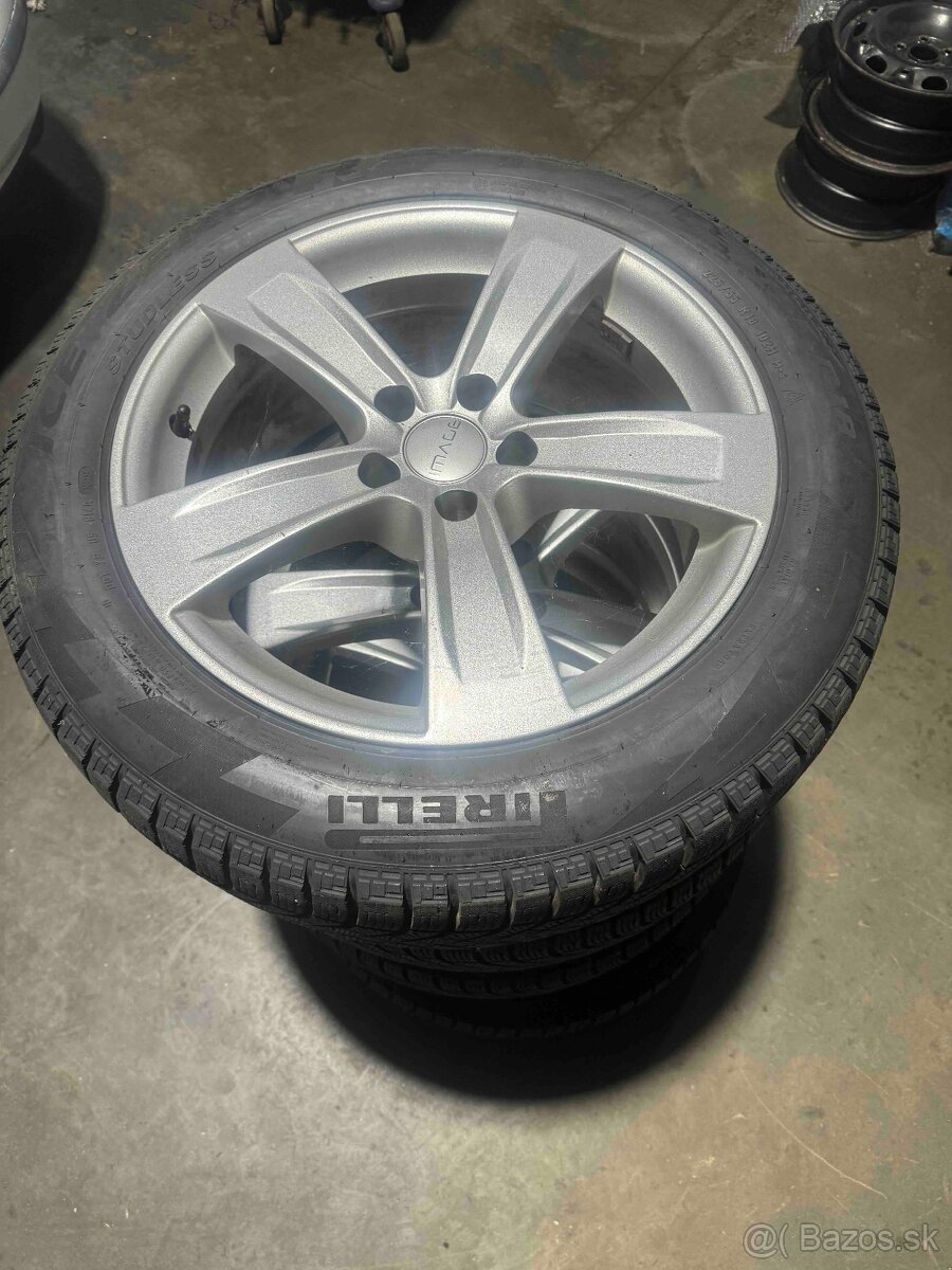 hliníkové disky Audi 5x112 R18, zimné pneu