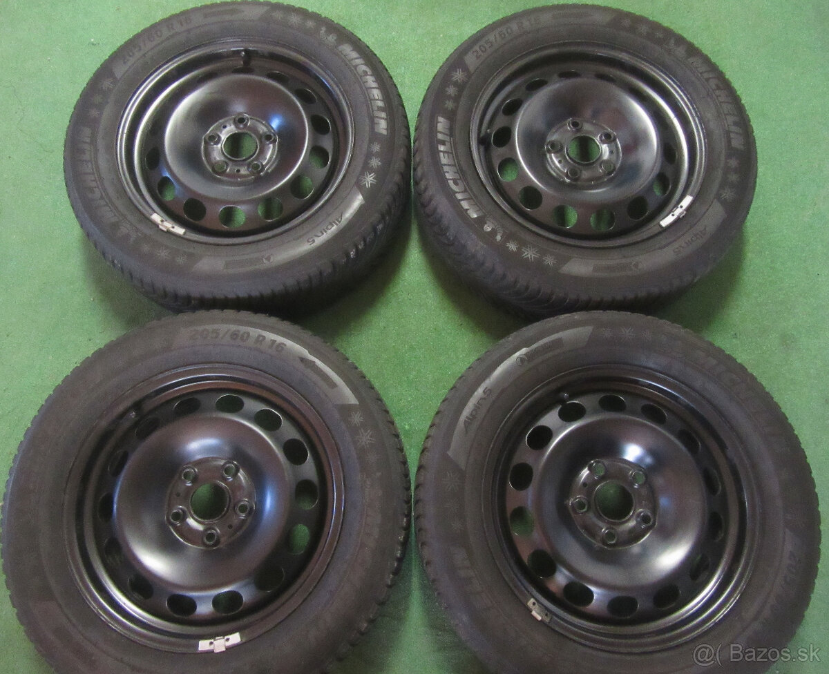 R16 Zimná sada AUDI Q2 rozteč 5x112 205/60R16 MICHELIN A5