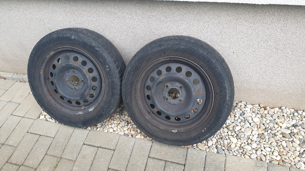 Lacno Predám 4ks pneumatiky na diskoch 175/65 R14