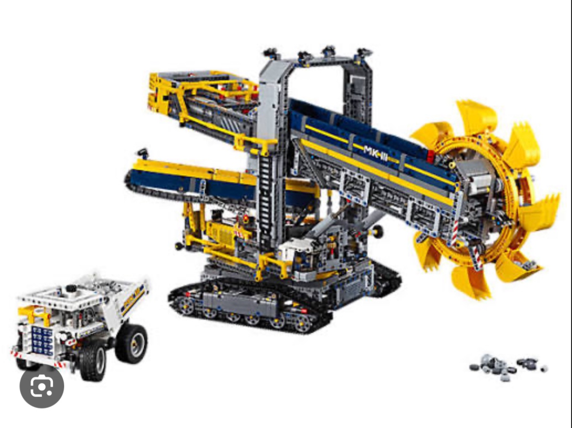 Lego Technic 42055 Rýpadlo s kolesovým bagrom