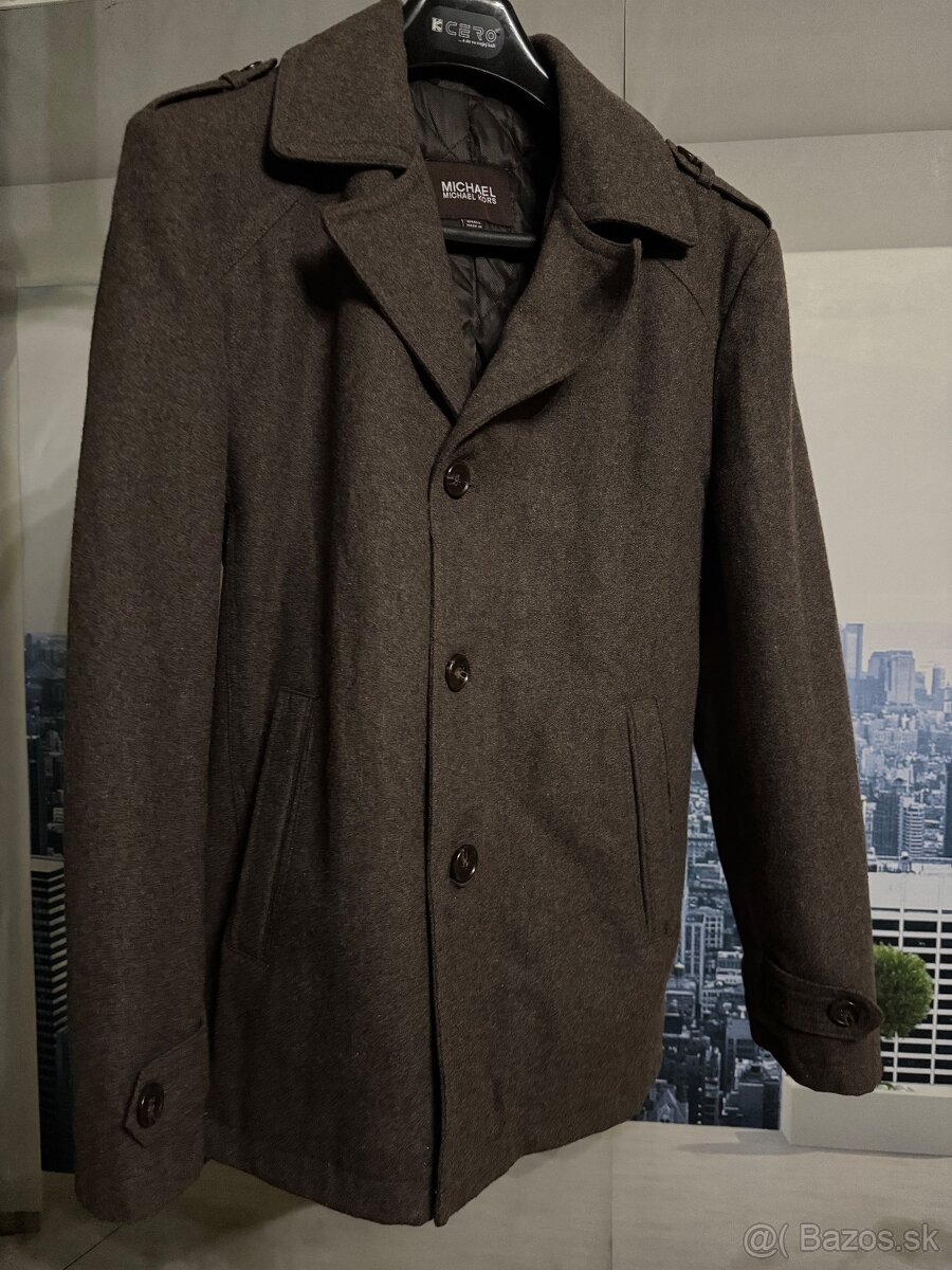 pansky hnedy kabat michael kors velkost M