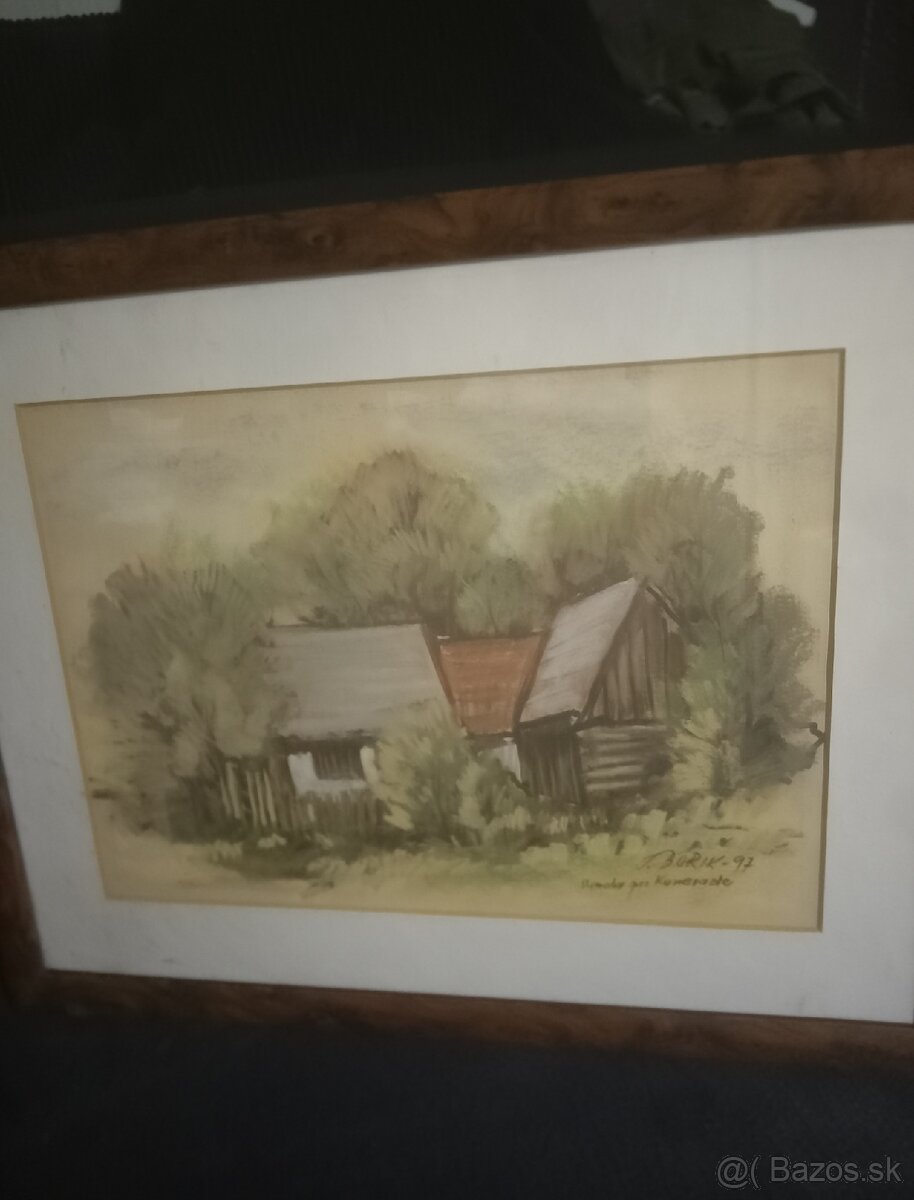 Obraz J. Bôrik - samota na kunerade