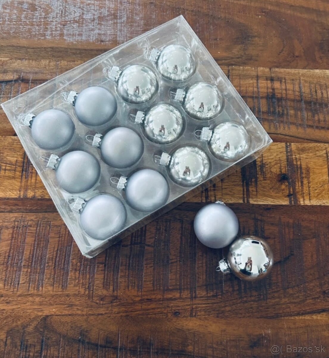 Vianočné sklenené gule