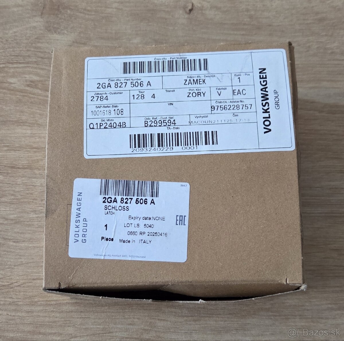 VW T ROC - zámok 5 dverí