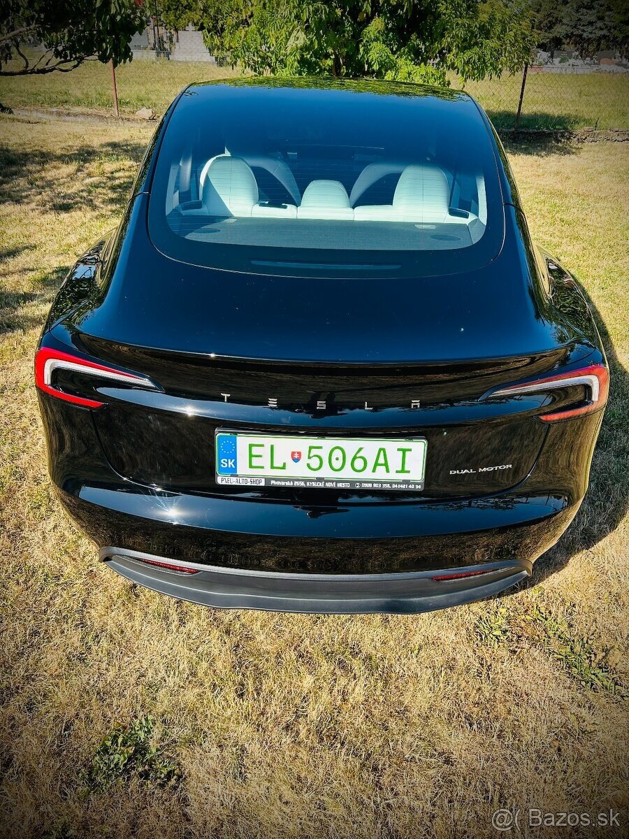 Tesla model 3 (Highland) LR AWD (Dual motor) 11/2023