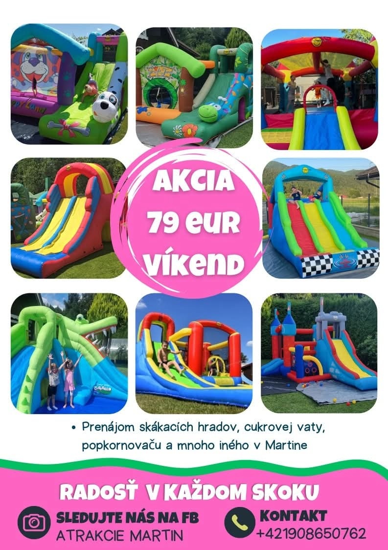 PRENÁJOM SKÁKACÍCH HRADOV
