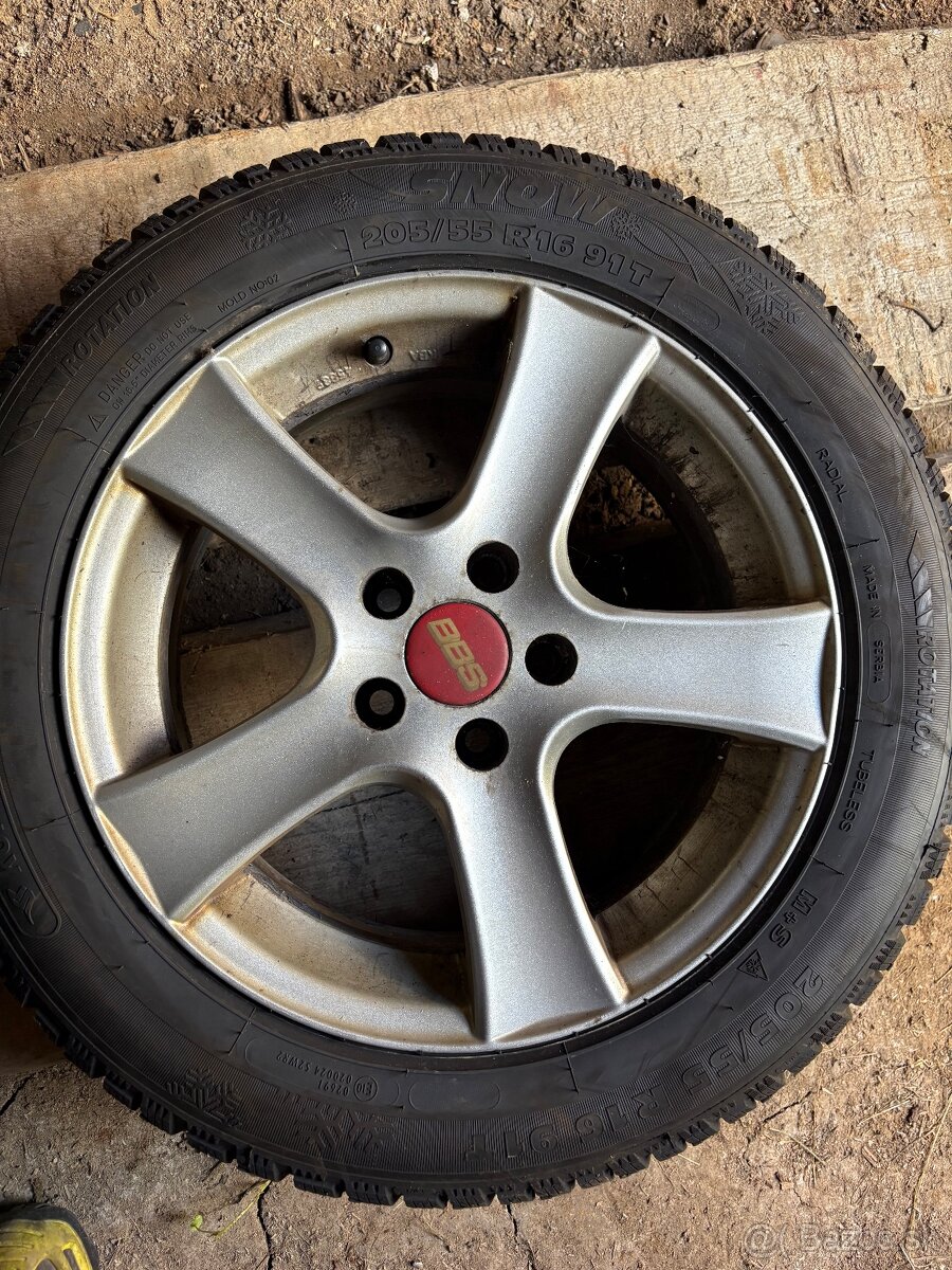 5x108 205/55 r16 zimné 4ks