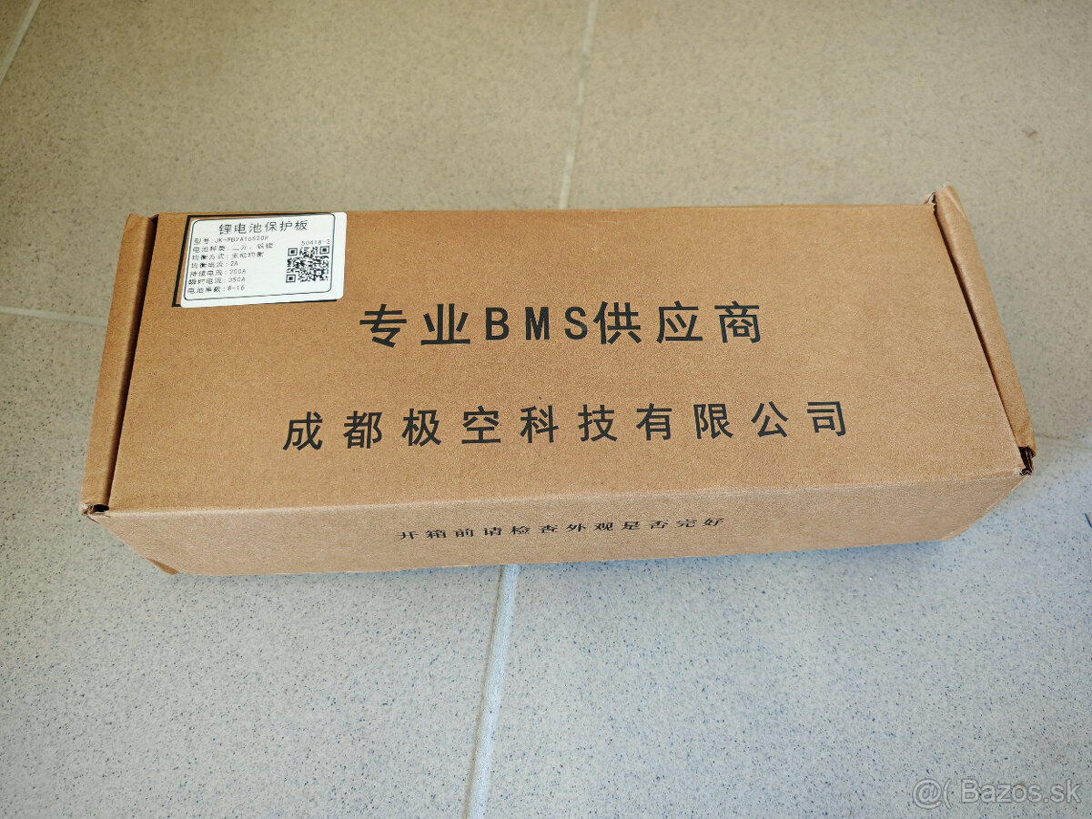 JK BMS 200A V 19 + DISPLEJ