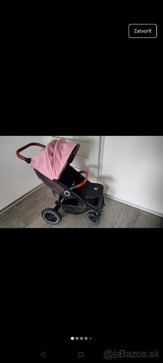 petite&mars Kočík športový Street+rose pink