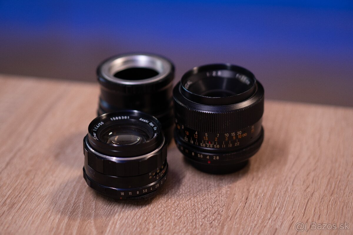 Starý objektív M42 - Revuenon-special 35mm f 2.8