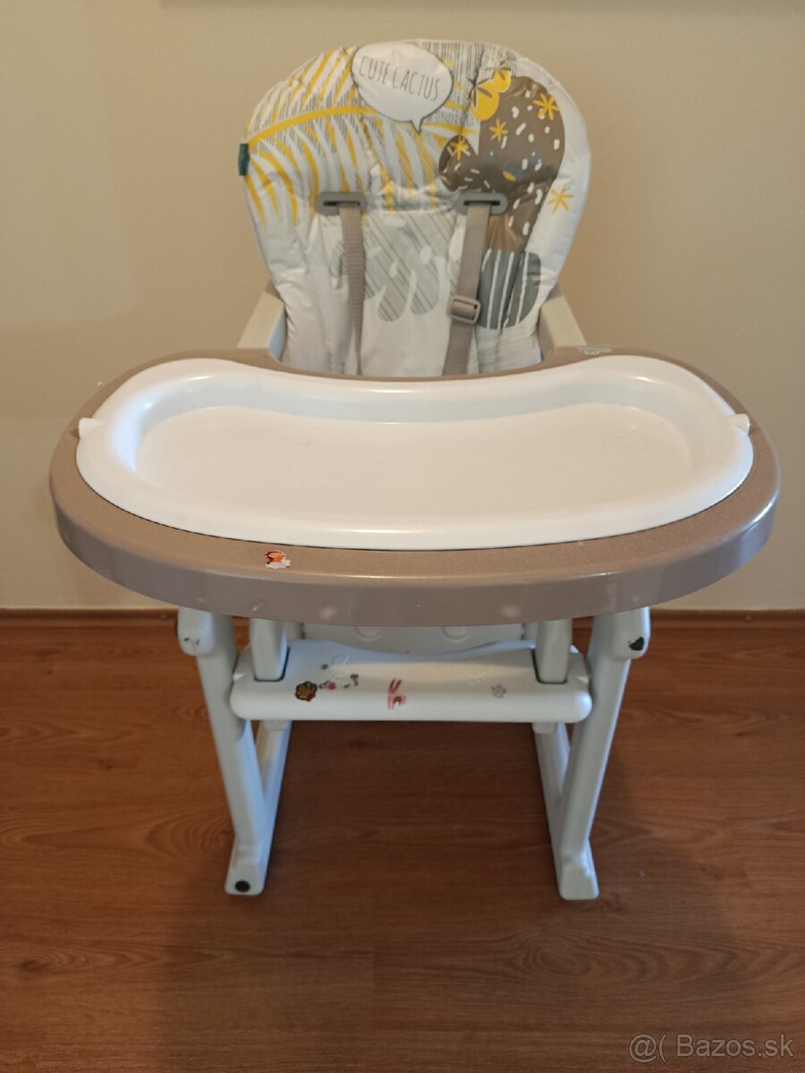Detská jedálenská stolička 2v1