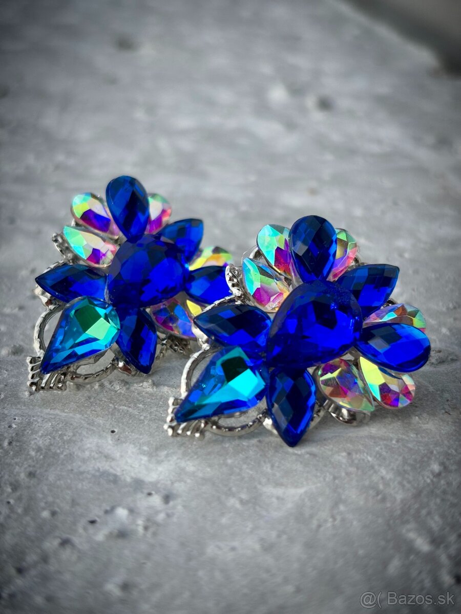 Luxusné napichovacie náušnice princezná Večernica