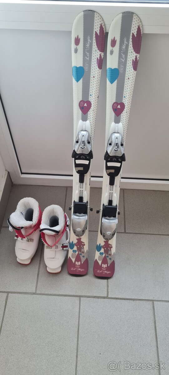 Predám detské lyze lyžiarky prilba