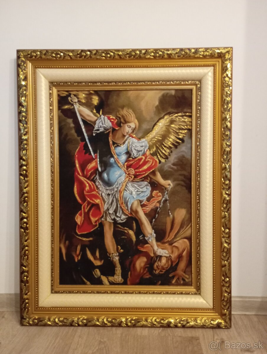 Krásny gobelín – anjel Sv. Michael