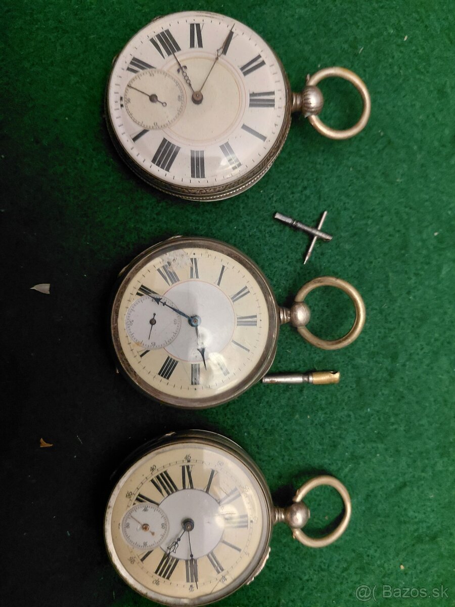 3 x VREC.HODINKY NA. KLUCIK