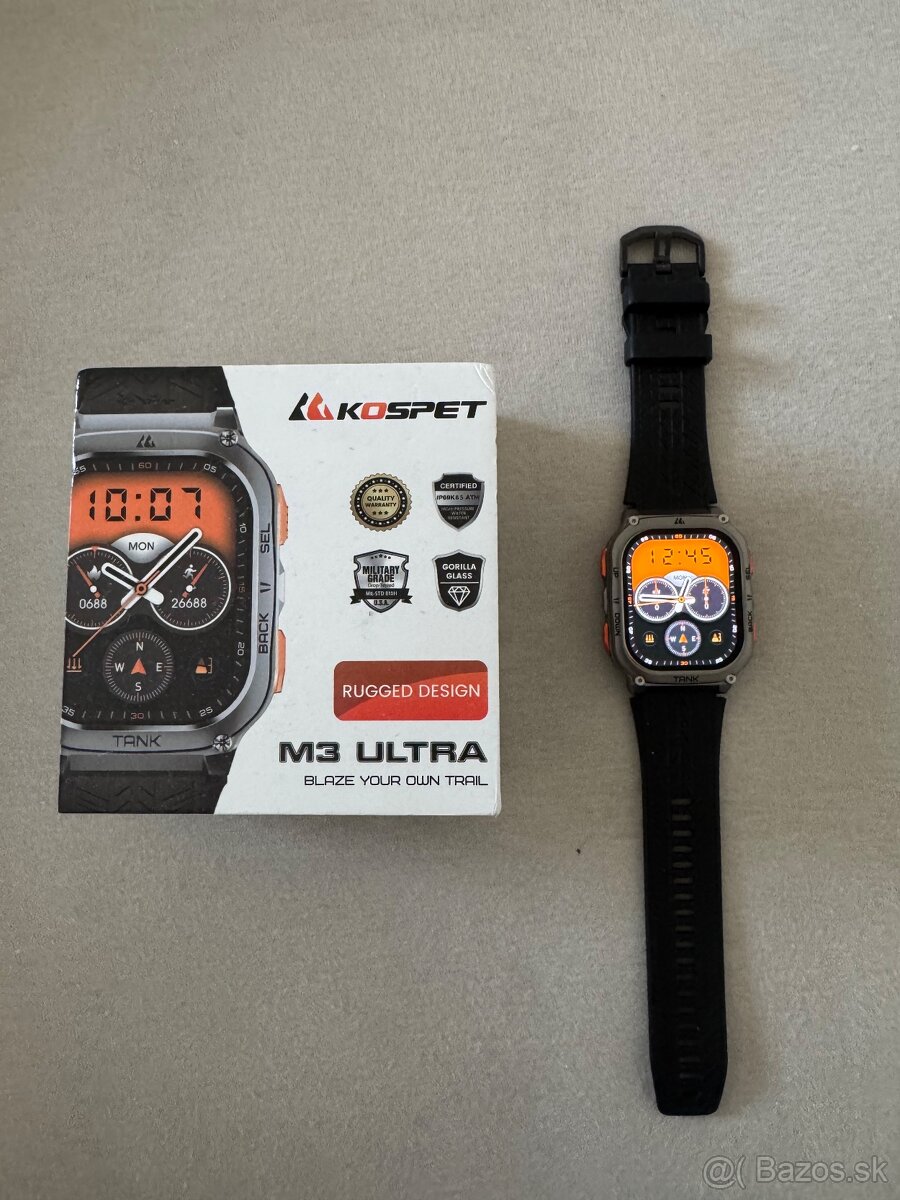 SMART HODINKY KOSPET TANK M3 ULTRA