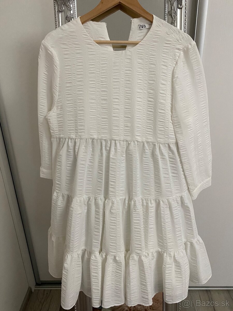 Dámske biele šaty Zara
