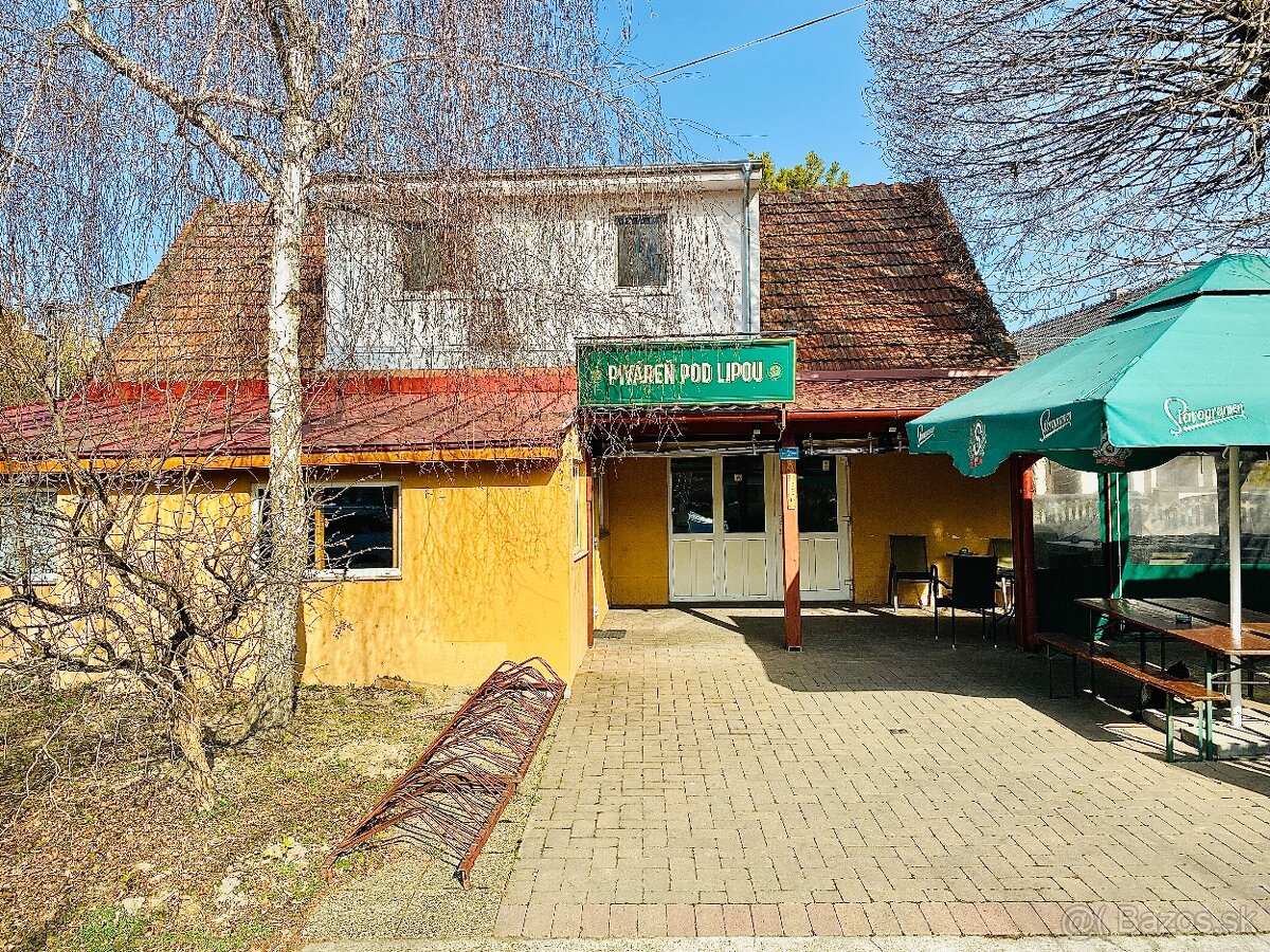 ZNIZENA CENA: Pivaren pod Lipou + byt - Hamuliakovo