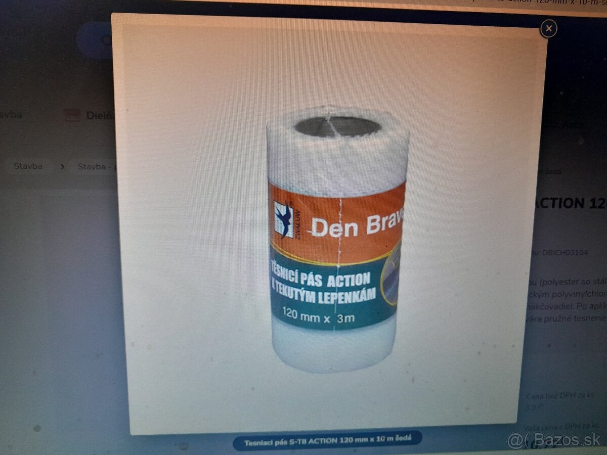 tesniaci pás k tekutým lepenkám Den braven