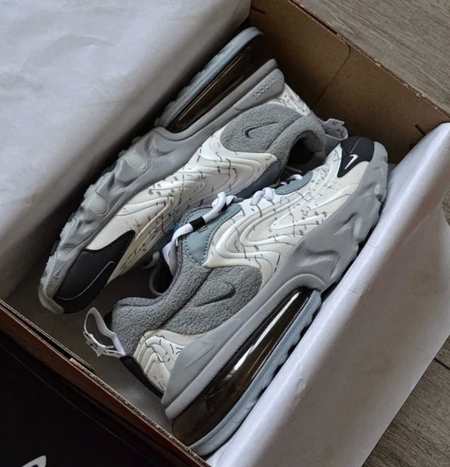 Travis Scott X Nike Air Max 270 React 'Gray'