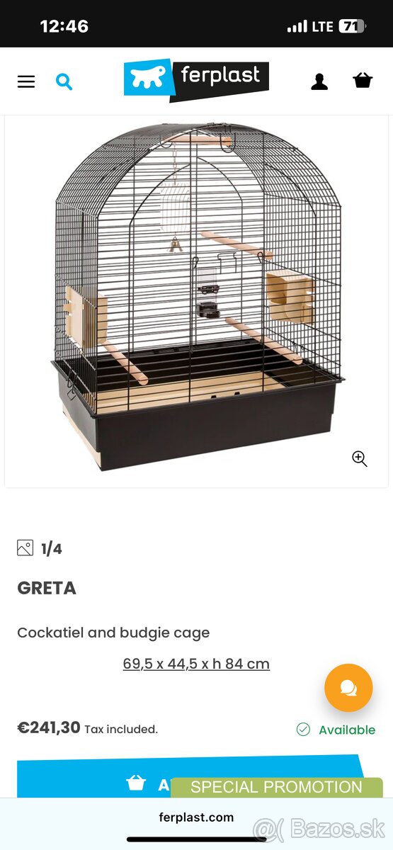Klietla Ferplast Greta