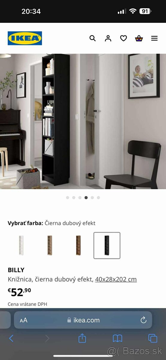 Predám knižnicu 3 kusy