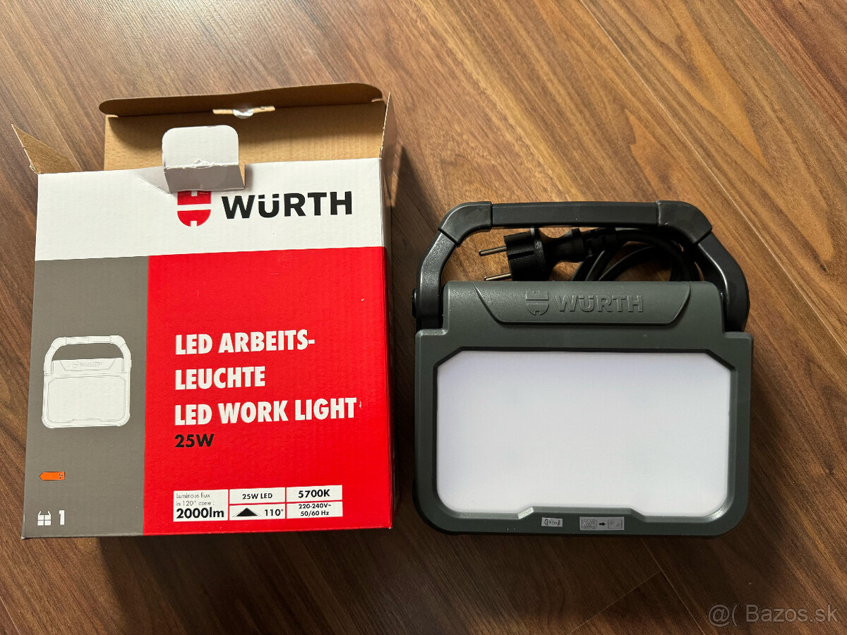LED PRACOVNÁ LAMPA 25 W Wurth