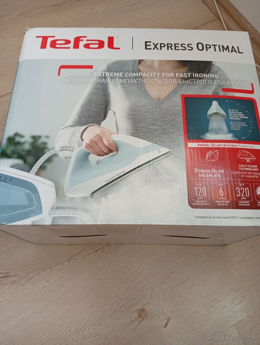Nová Tefal žehlička