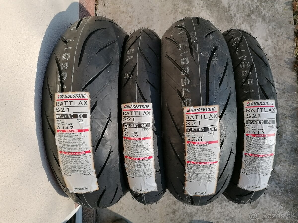BRIDGESTONE S21 Hypersport 120 + 180 190