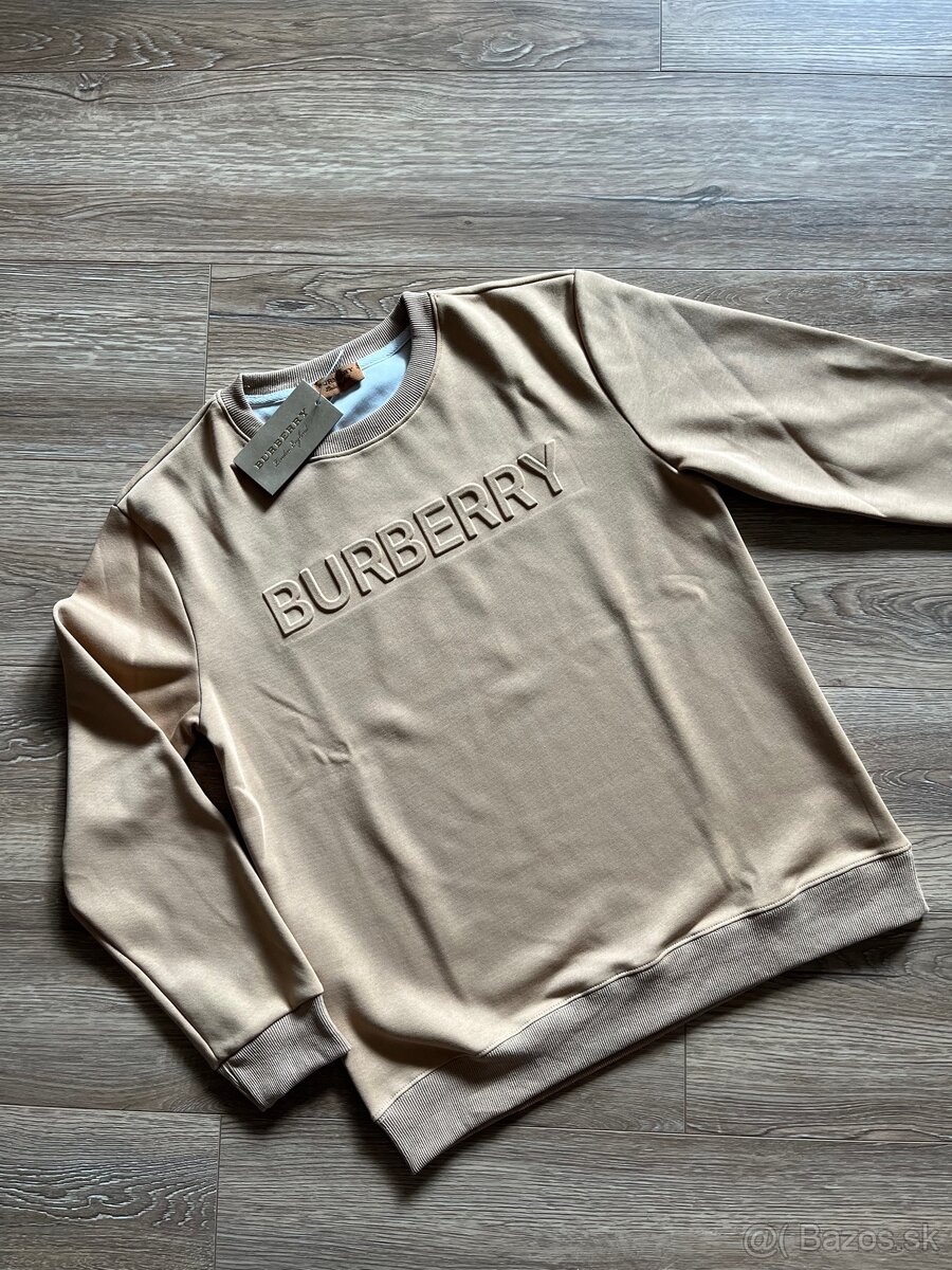Pánska svetlohnedá mikina Burberry XL