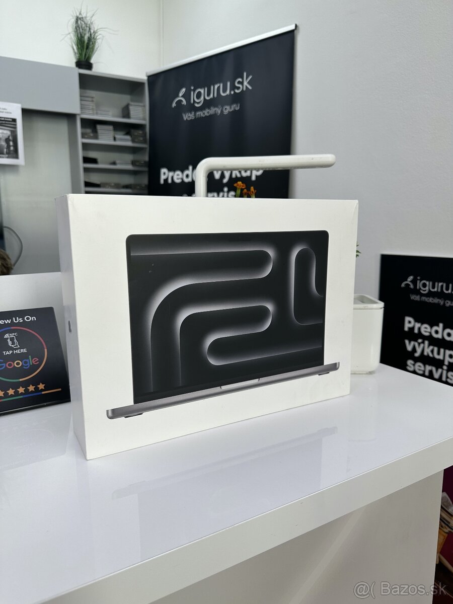 Nový Apple MacBook Pro M3 8 GB RAM | 512 GB SSD | Model A291