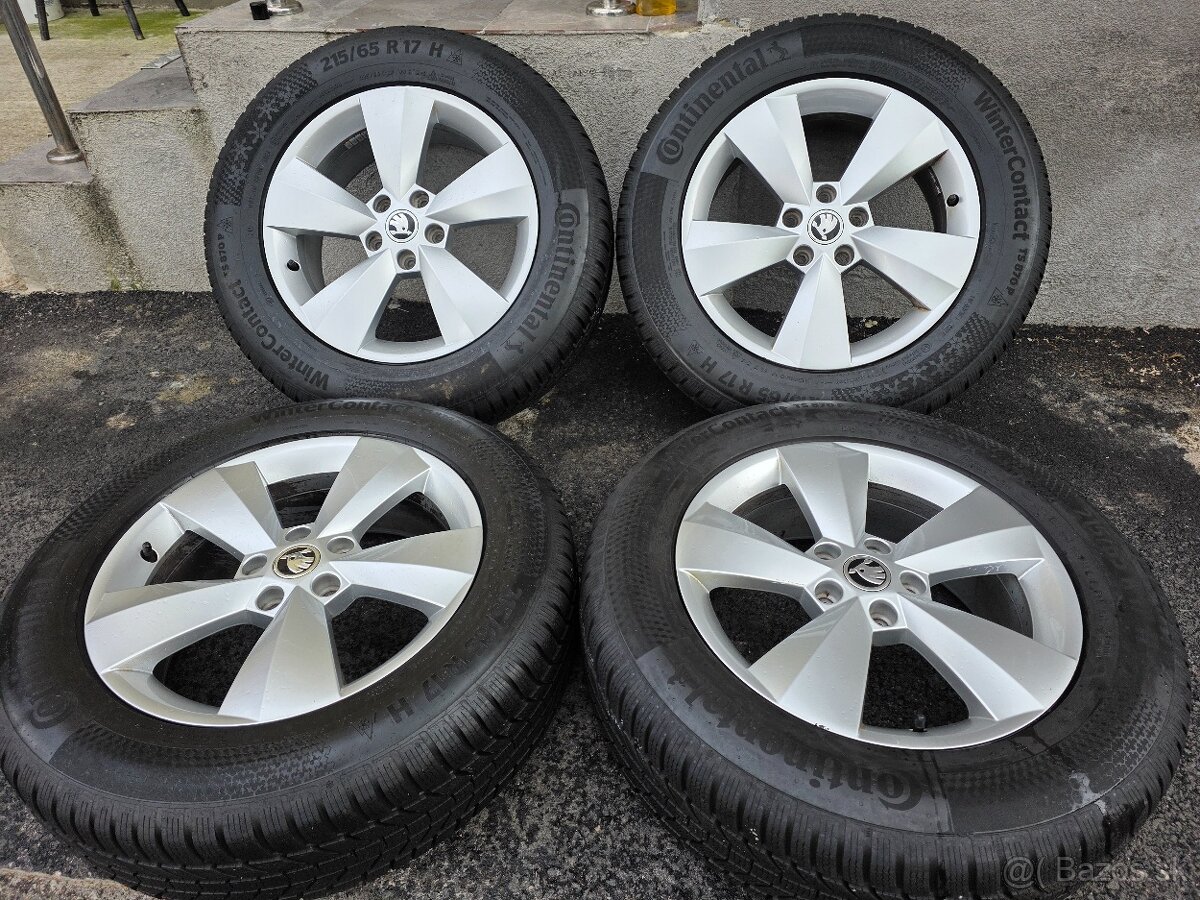Zimné kolesa Skoda Kodiaq R17 5x112 r17