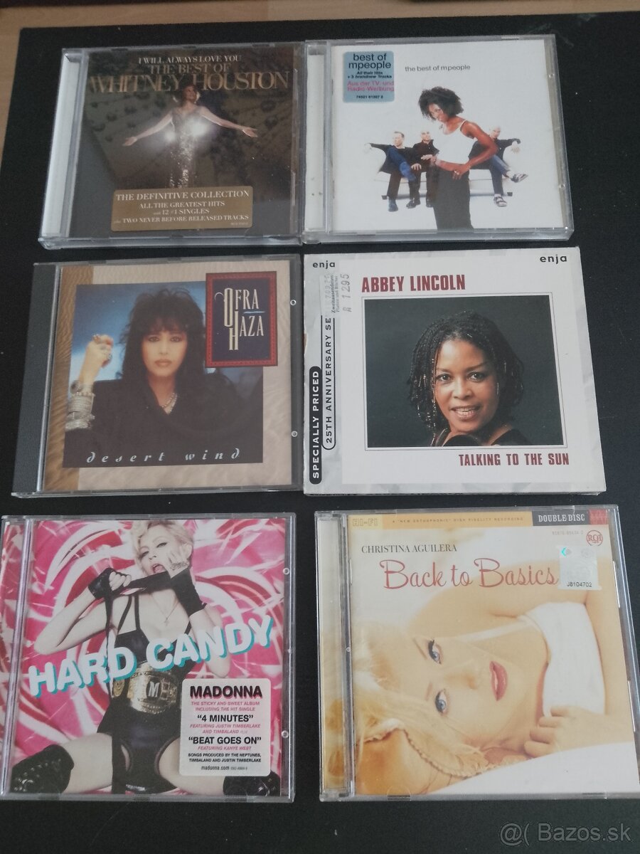 Predám CD-P.Abdul,Melanie,Aguilera....