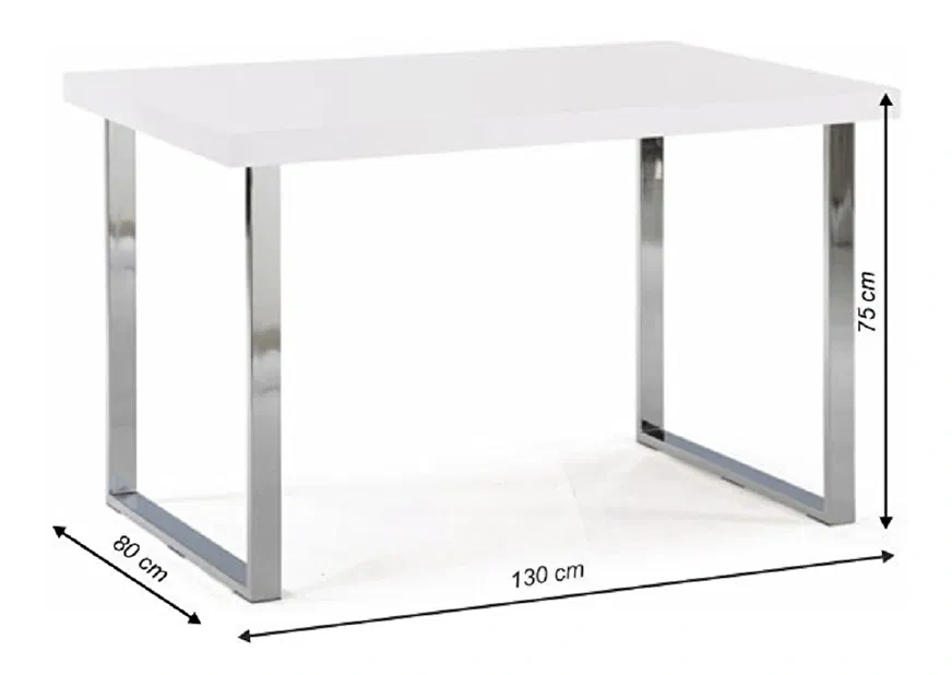 Predám biely jedálenský stôl