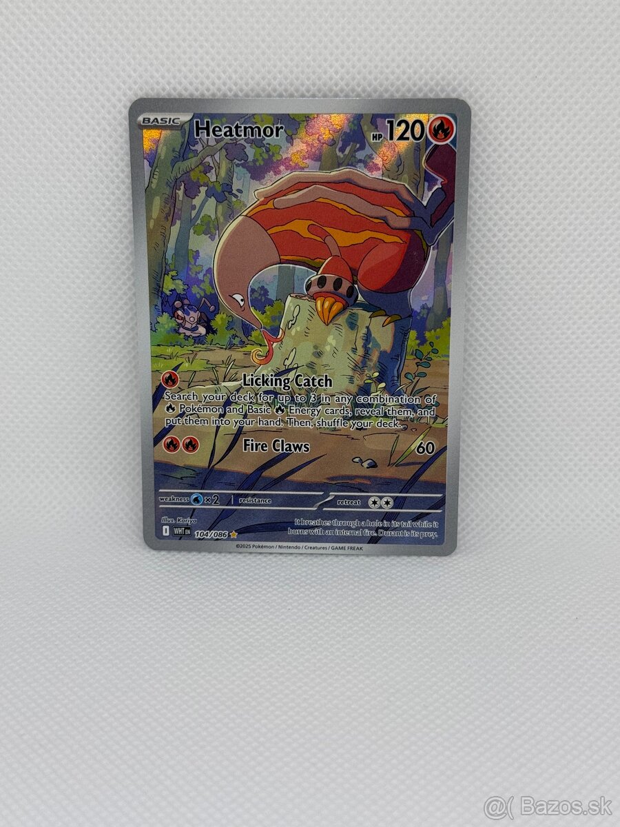 Pokémon karta Heatmor 104/086 – NM – ORIGINÁL