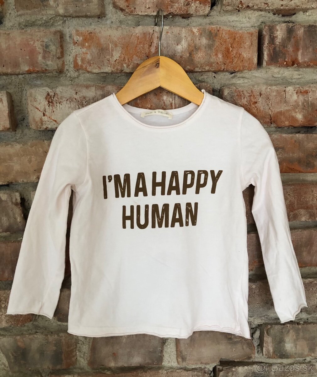 Bledoružové bavlnené tričko Zhoe & Tobiah, 104, 4 E