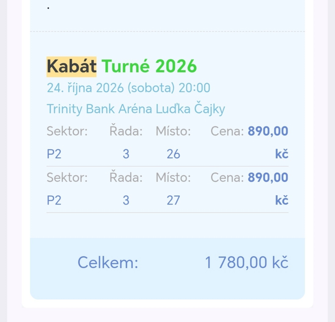 Kabát turné 2026