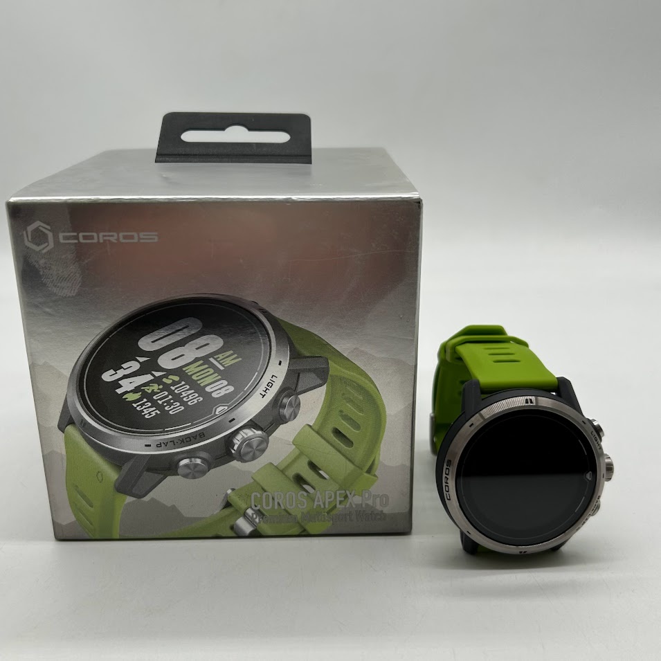 Coros APEX Pre Premium Multisport GPS Watch/Zelený remienok