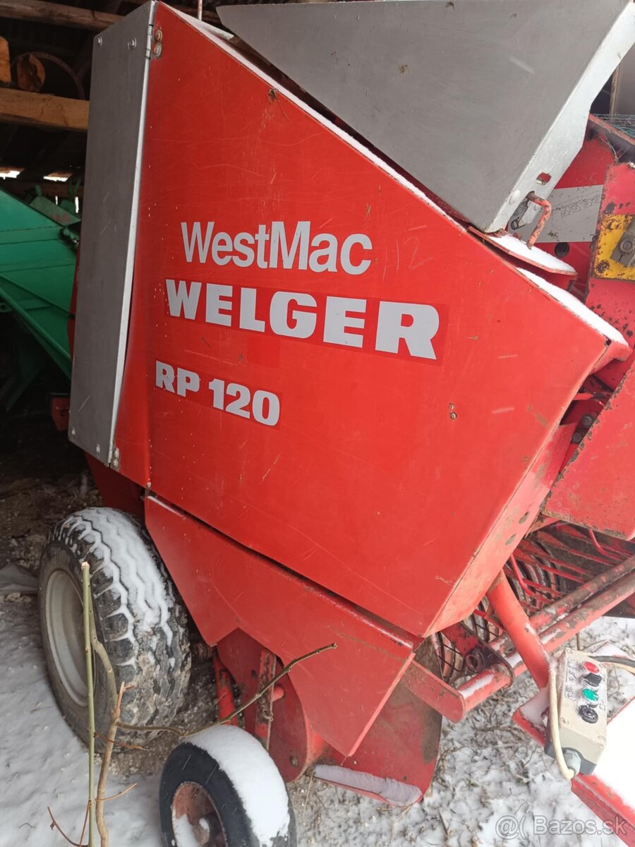 Predám balíkovač welger RP 120