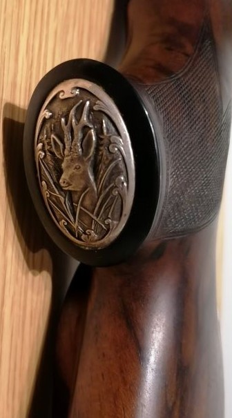 Strieborný medailon do zbraní BLASER - NOVÝ s podložk