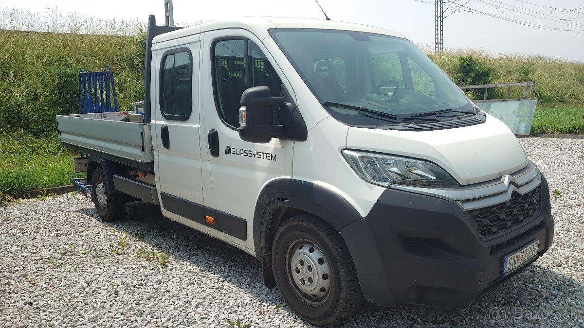 Predám Citroen Jumper valník L4 dvojkabína, r.v. 2019