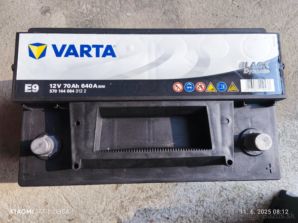 Zanovna batéria Varta 70AH