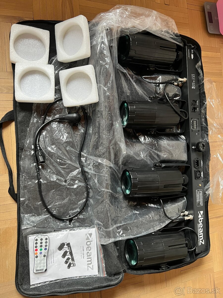 DJ Svetlá-Beamz Light Set 4Some Black DMX IRC