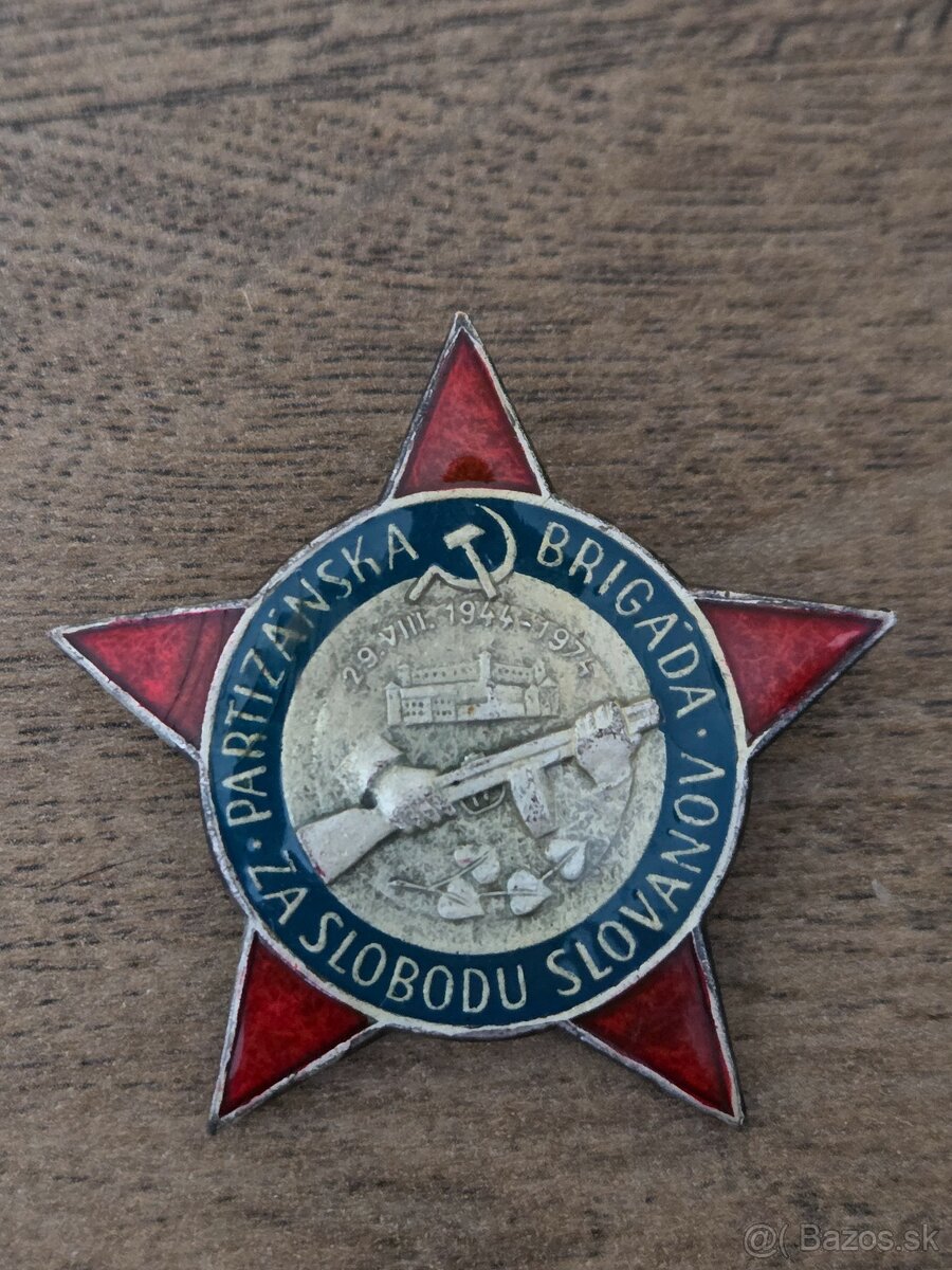 Odznak partizánska brigáda