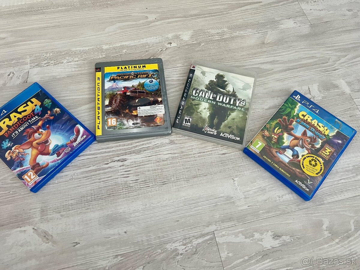 Hry do Playstation 3 a 4